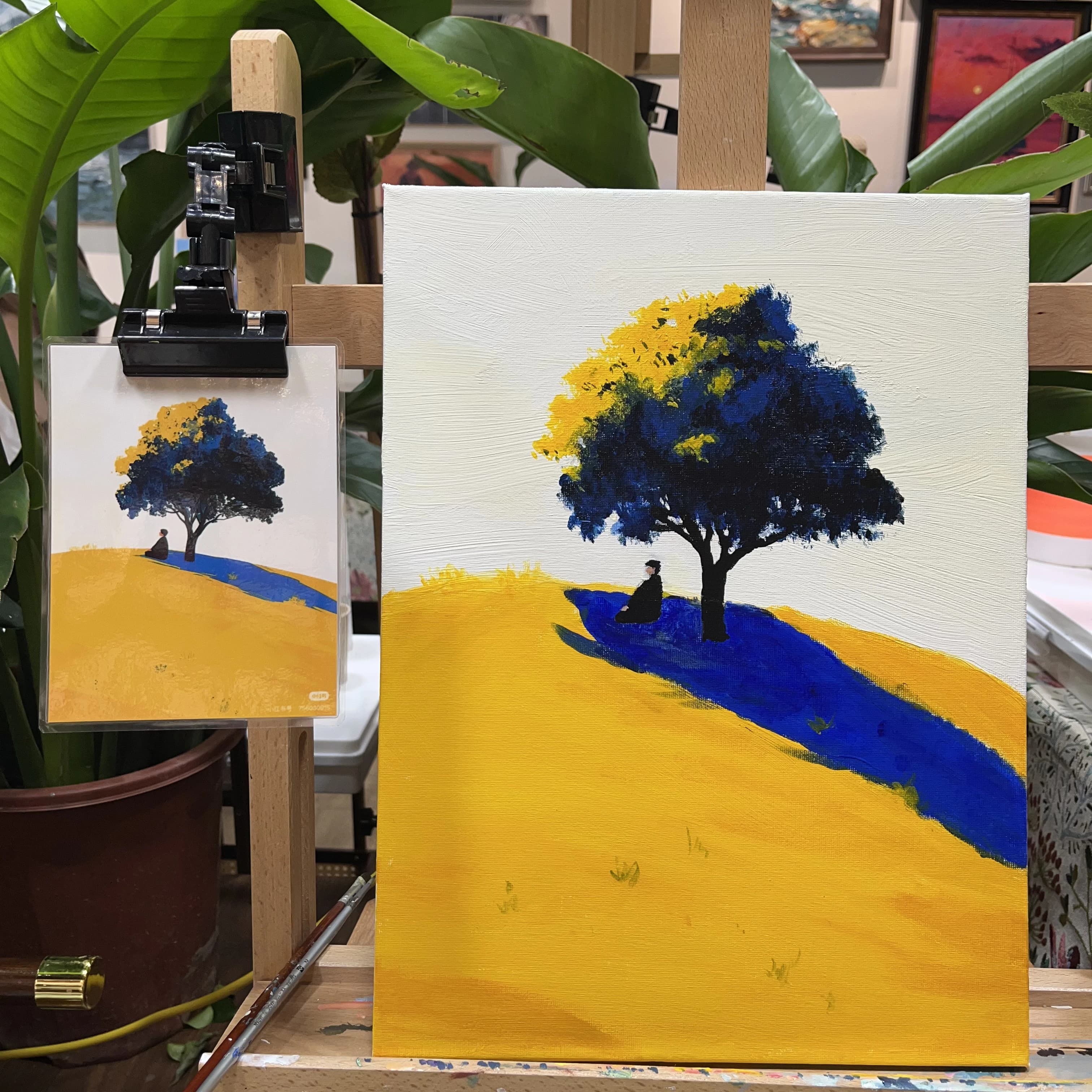 我的第一幅丙烯画